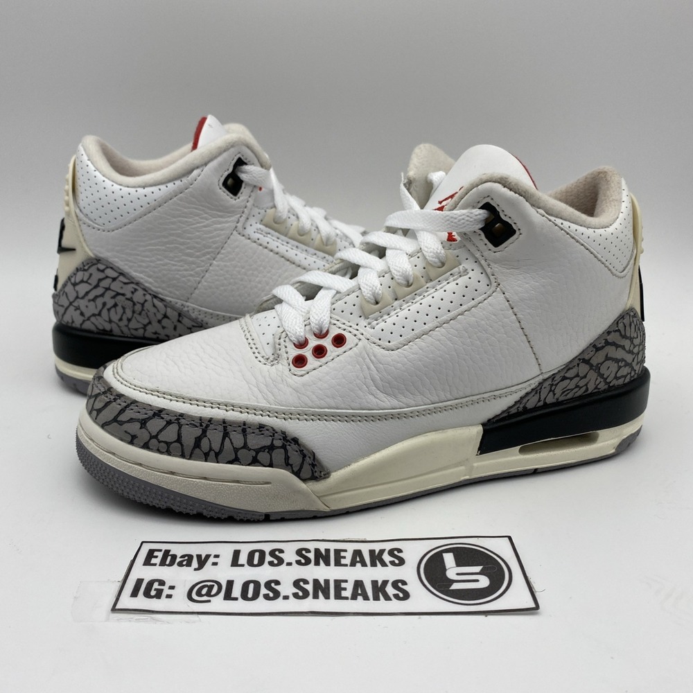 Jordan 3 Retro White Cement Reimagined GS Size 4y DM0967-100 Mens Kids Sneaker - Picture 1 of 8
